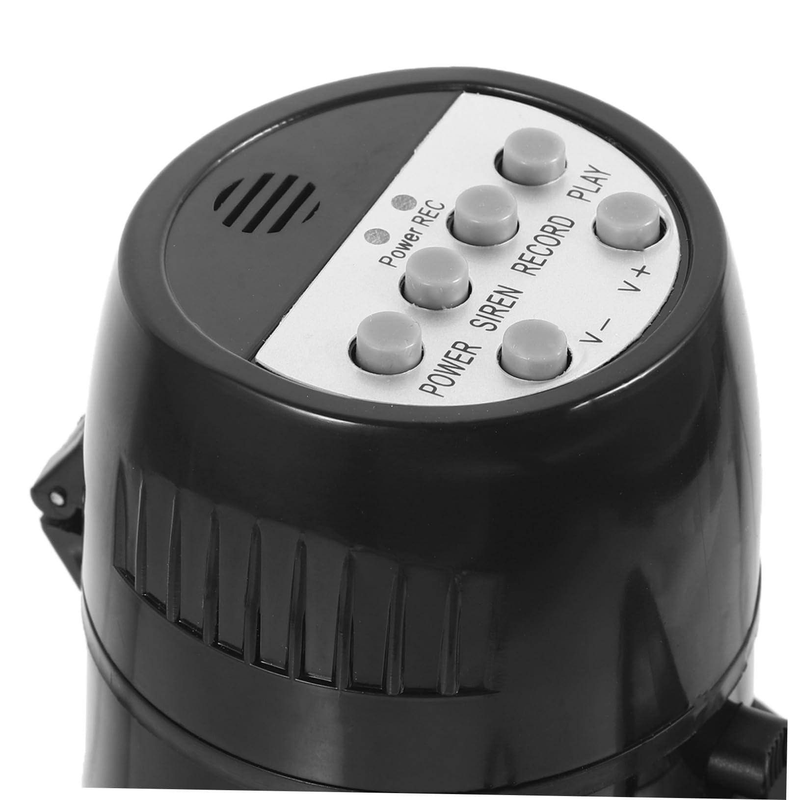 GALPADA Megáfono Portátil de 25w Reproducción de Mensajes y Grabación de 240 Segundos, Material Abs, Negro, Adecuado para Animar en Fiestas y Eventos Deportivos