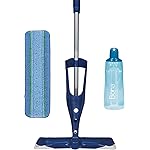 Bona PowerPlus Premium Motion Spray Mop for Hardwood Floors - Includes PowerPlus Hardwood Floor Cleaning Solution and PowerPlus Microfiber Cleaning Pad - Vibrating Spray Mop for Wood Floors