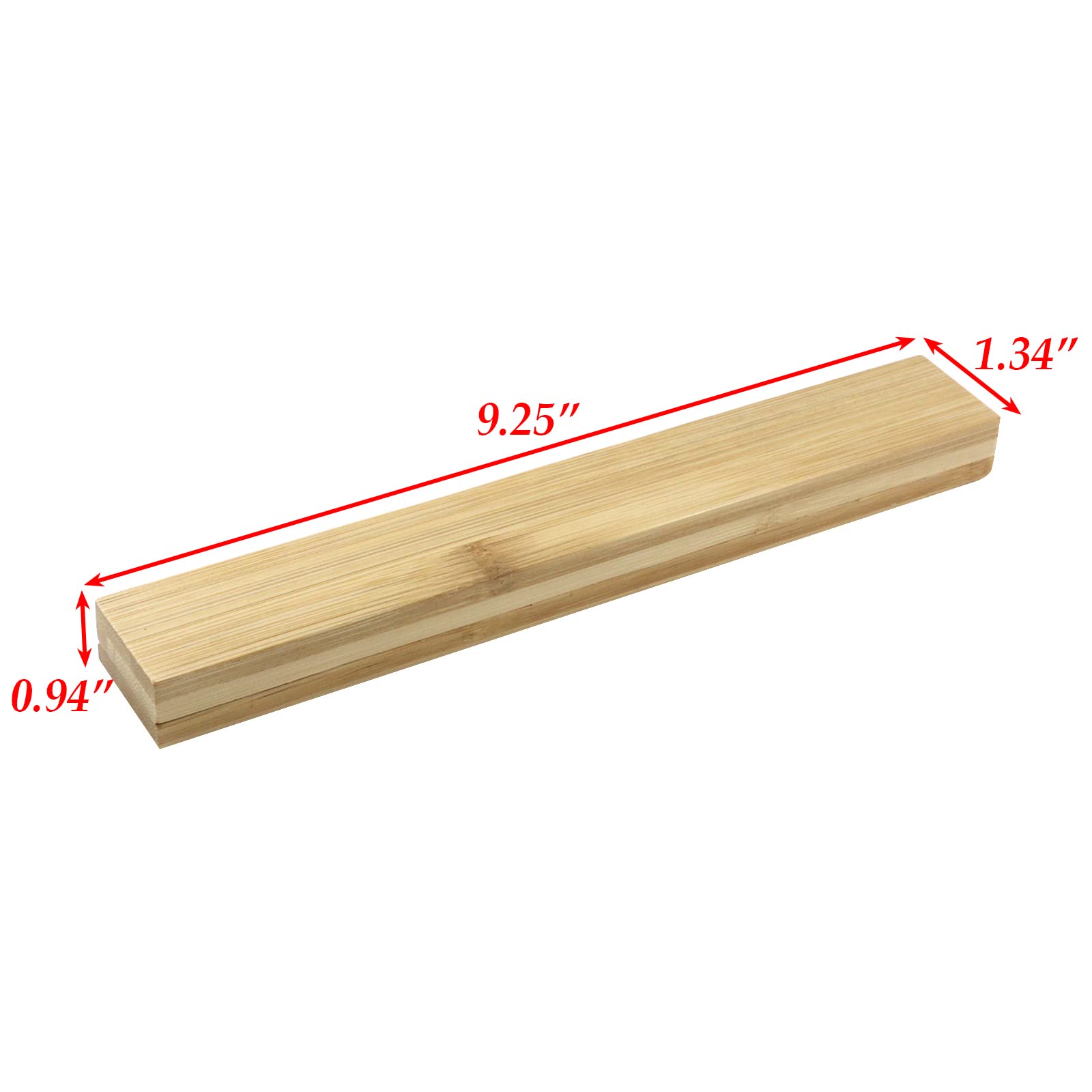 2 Portacenere In Bambù Grace - Scatola Bruciatore Per Incenso - Quadrilatero 23,5x3,4x2,4 Cm