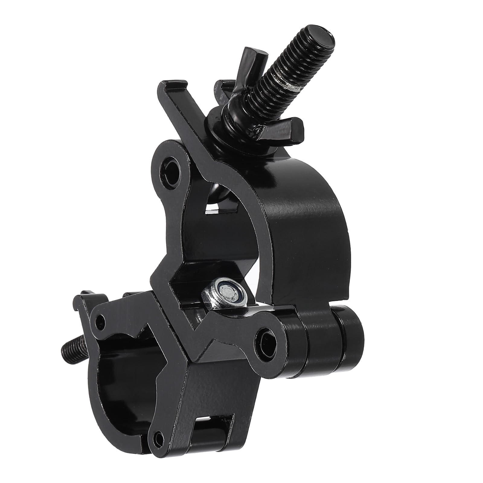 uxcell Light Truss Clamps, Aluminum Alloy Stage Lighting Pipe O Clamp for 1.22-1.38inch & 1.5-1.77inch OD Tube Max Load 220Lb Double Buckle, 1Pcs,