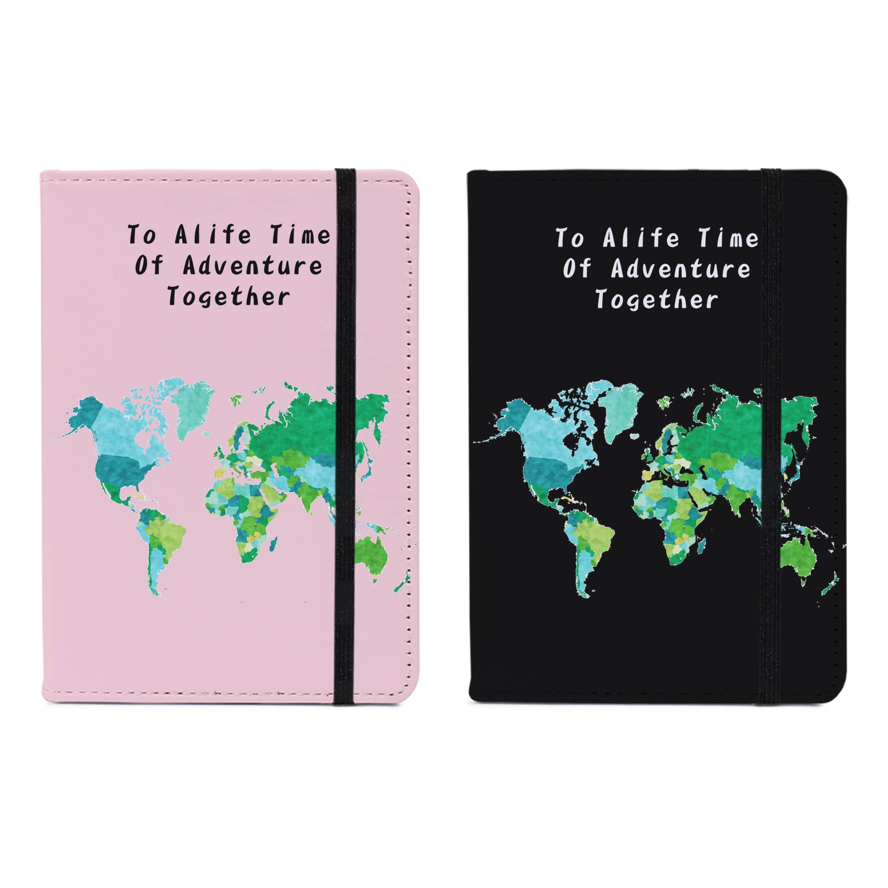 Passport Book Holder,Passport Wallet for Men Mr and Mrs Passport Holder for Women Passport Cover World Map Passport Case for Couples Christmas