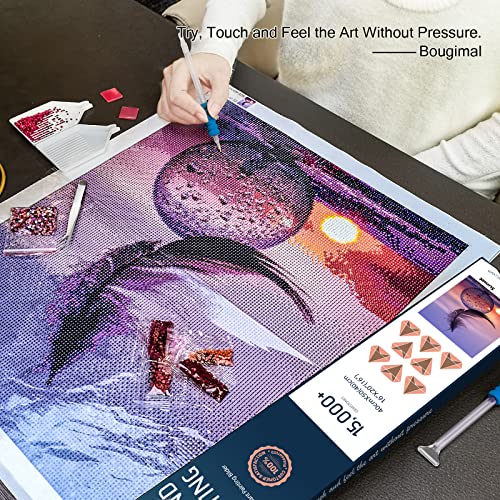 Bougimal 5D Diamond Painting Luna Kit Completo