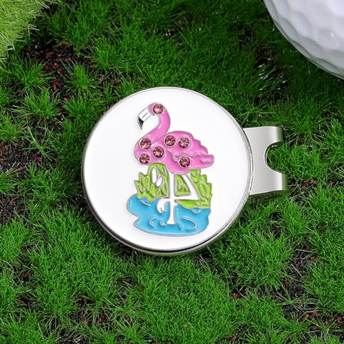 4PCS Golf Ball Marker with Magnetic Hat Clip Set Pink Magnetic Golf Ball Markers for Women Kids Removable Golf Accessories for Caps-1 - Image 3