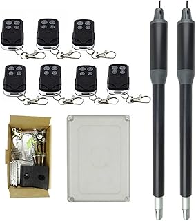 Automatic Double Swing Gate Opener, Electric Gate Opener with Remote Control for Industrial and Residential Gate for Home Security/Farm/Garage/Business (Color : Type, Size : 7 Remote Control)