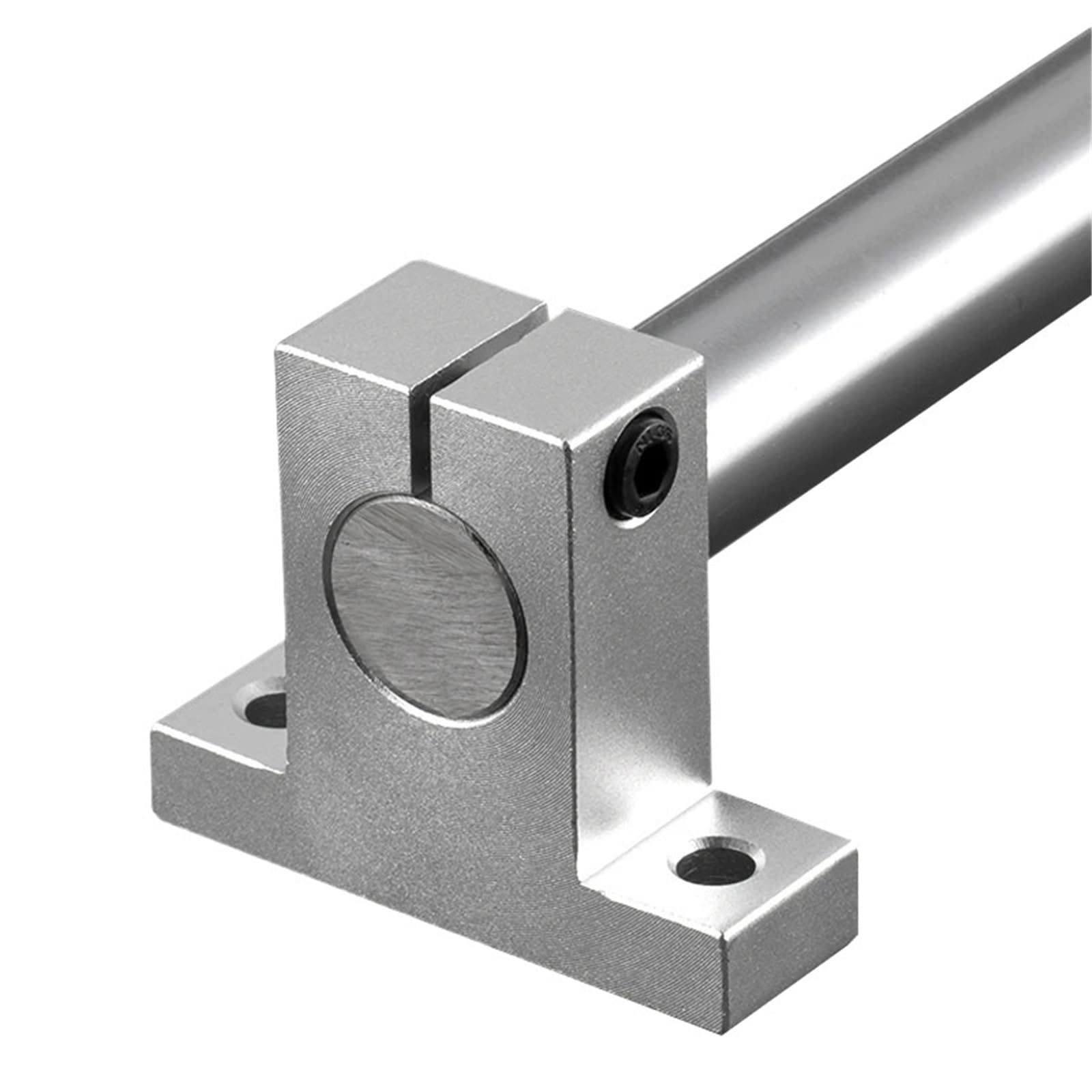 Soporte vertical de eje óptico lineal con marco de rodamiento de aleación de aluminio, soporte de varilla pulido SK/8 mm-SK/60 mm, 1 unidad(SK 40mm)