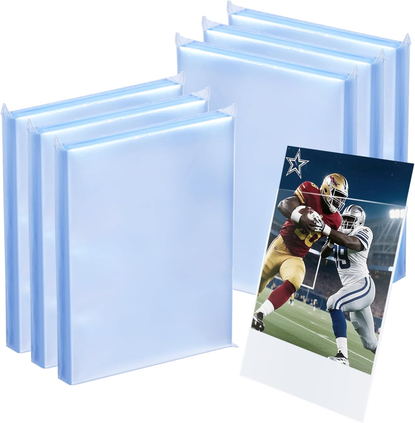 Product image of 600 Count Clear Trading Card Sleeves, Soft Penny Sleeves Protectors Fit for Standard Cards, Sports Cards, MTG Game Cards, Baseball Cards