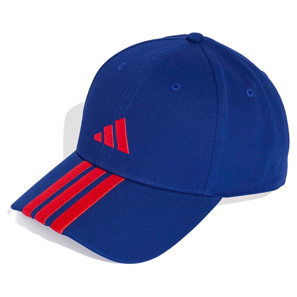 adidas Unisex Bball 3S Cap New Logo, Mystery Ink/Pure Ruby, S-M