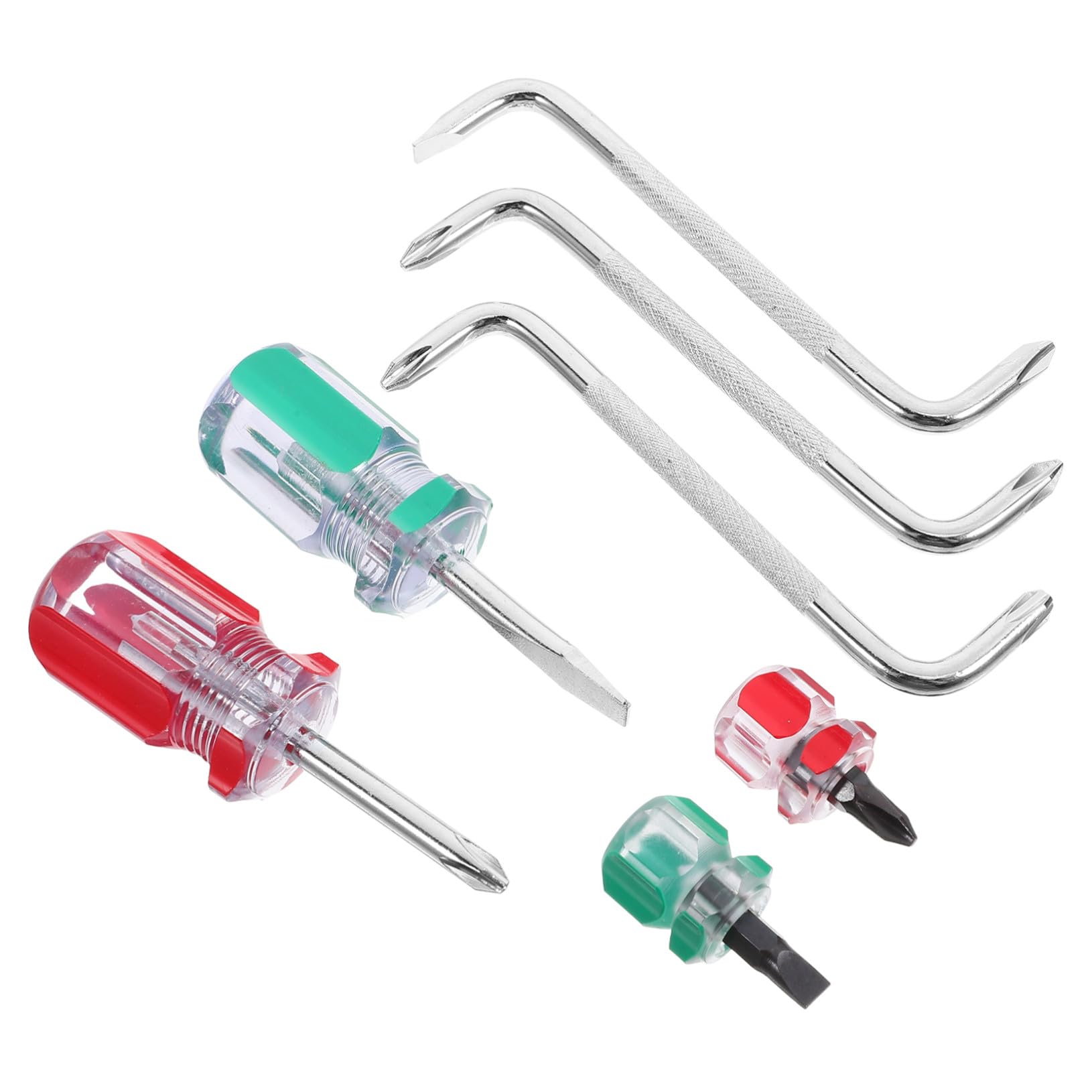 Kit tournevis Z pour espaces étroits et angles à 90 degrés avec embouts plats et cruciformes