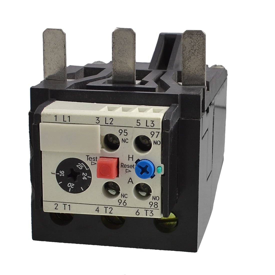 Gvbaepieo One Color Jrs2-80 25A 16-25A Adjustable Current 3 Pole 1No 1Nc Thermal Overload Relays