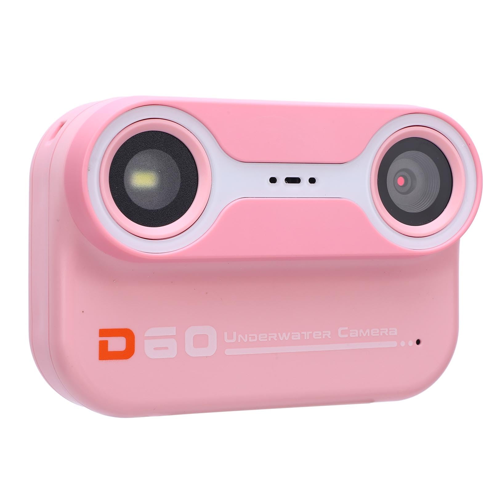 Tbest Fotocamera Subacquea Resistente Alla Pioggia 2K 26MP Doppia Lente Zoom 10X con Schermo IPS HD per Immersioni e Snorkeling (PINK)