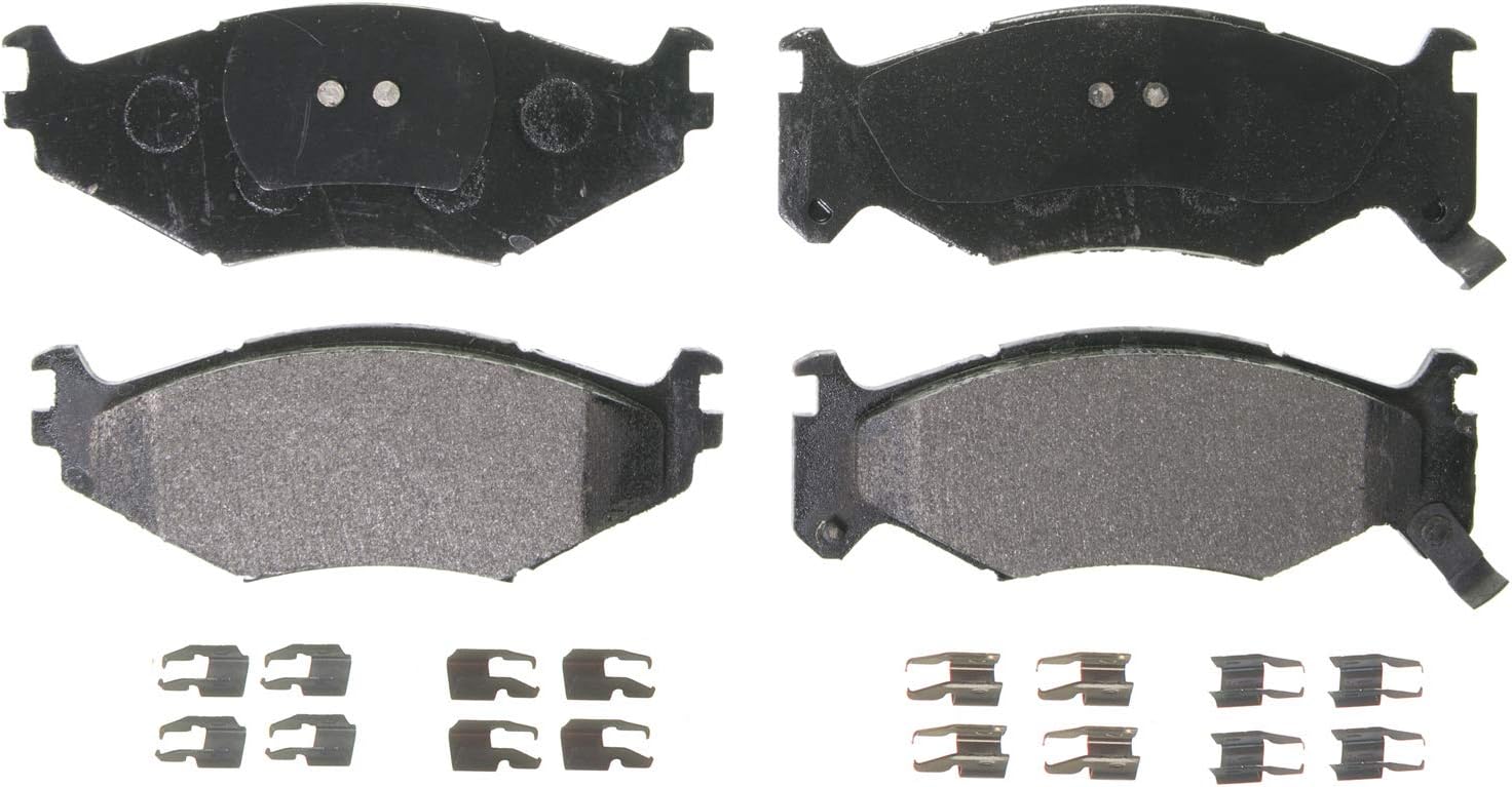 Wagner QS ZX522 Disc Brake Pad Set, Chamfered Edges for Smooth, Quiet Stops, Fits 1991–1994 Chrysler LeBaron, 1991–1995 Dodge Caravan, 1991–1995 Dodge Grand Caravan