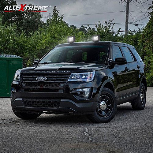 Image of AllExtreme AESBLCB 12 LED Fog Spot Beam Light Cube Bar with Mounting Bracket for Car Motorcycle Off Road Vehicle (36W, Pack of 2)