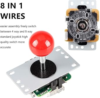 EG STARTS PC Joystick 2 Player Classic Arcade Contest DIY Kit USB Encoder
