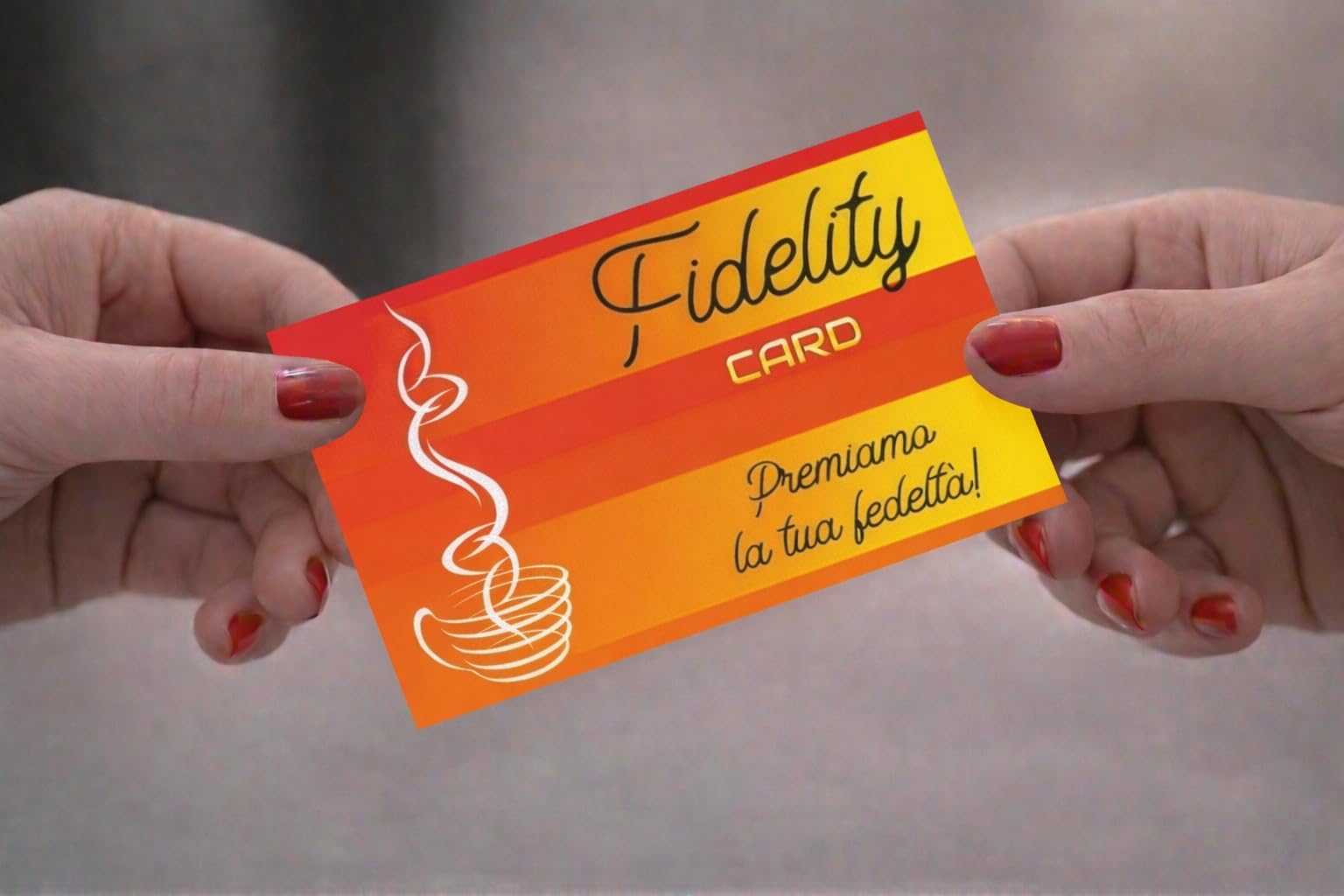 GHIBLI Tessere Fedeltà per Bar Caffetteria con 10 Caselle - Fidelity Card Caffè Omaggio Carte Punti (50)