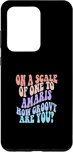 Funda con nombre personalizado para Galaxy S20 Ultra AMARIS para niñas retro