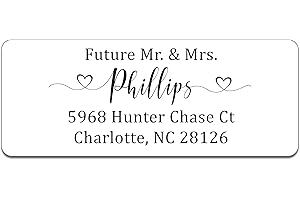 Personalized Wedding Address Labels for Elegant Invitations