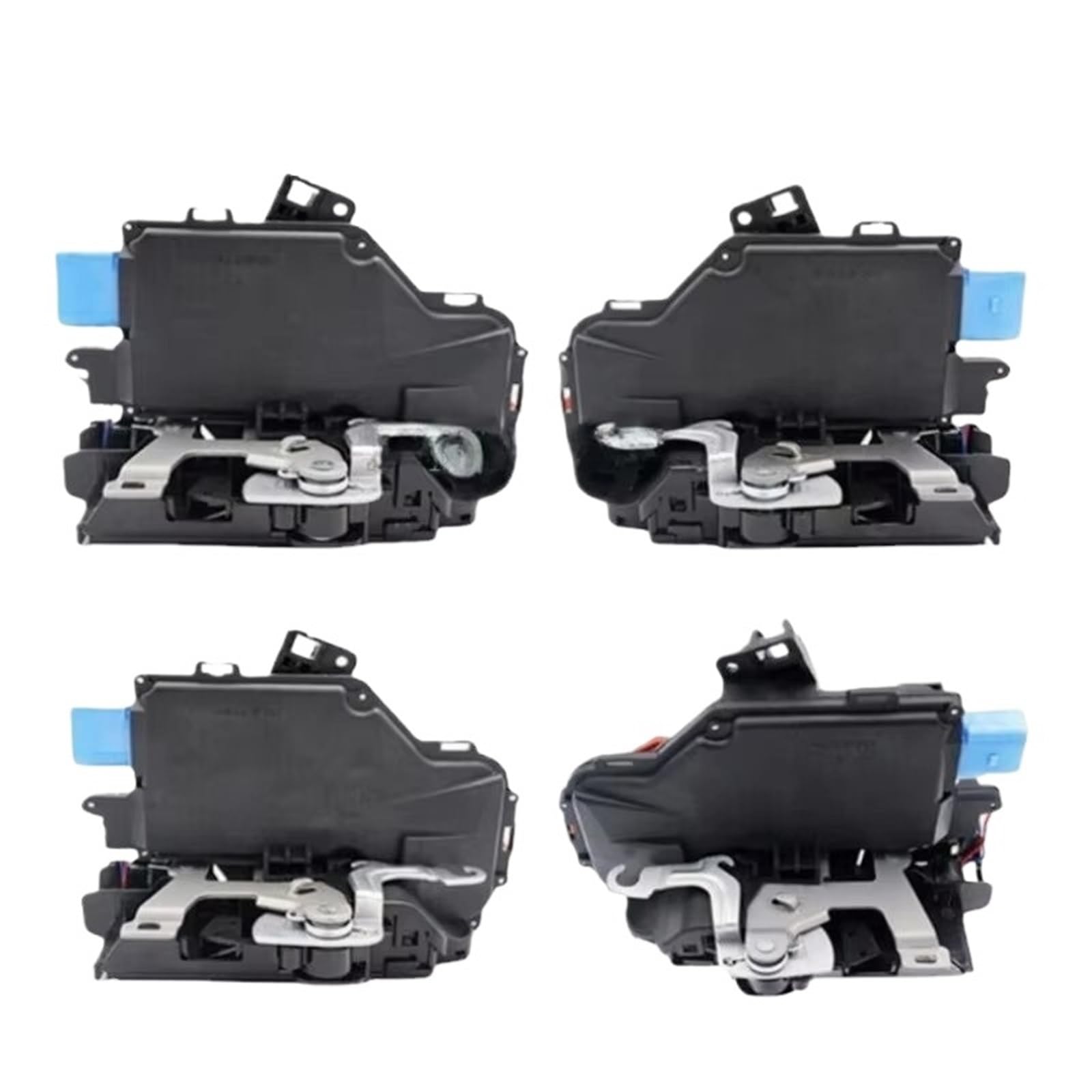 Kpuwers 4 Piece For Cayenne For Vw For Touareg 7L For Phaeton Door Lock Latch Actuator 7L0839016 7L0839015 3D1837015a 3D1837016 Door Lock Latch Actuator(4 Piece)