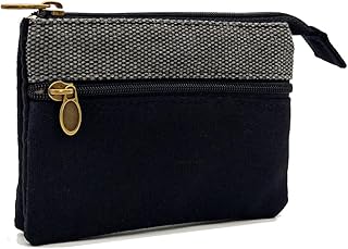 [TOEDNNQI] 小銭入れ コインケース メンズ レディース 財布 軽量 キーケース 小物入れ 小物収納 ポケット四つ コットン キャンバス デニム ファスナー 男女兼用