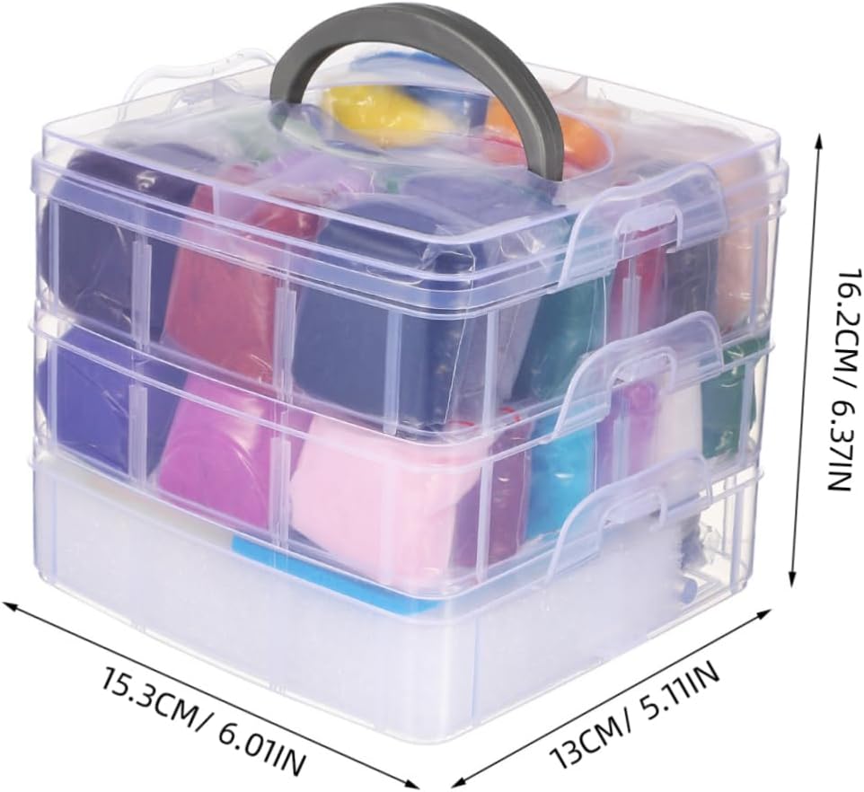 jojofuny 1Set Colors Wool Felting Kit with Needles and Keychain Hardware Complete DIY Felting Supplies for Crafting Assorted Felt Sewing Materials for Creative Projects