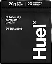 Huel Complete Protein Powder, 26 Servings, Unflavoured & Unsweetened, 20g of Plant-Based Vegan Protein Powder per Serving, Ready Meals, Gluten-Free, No Soy