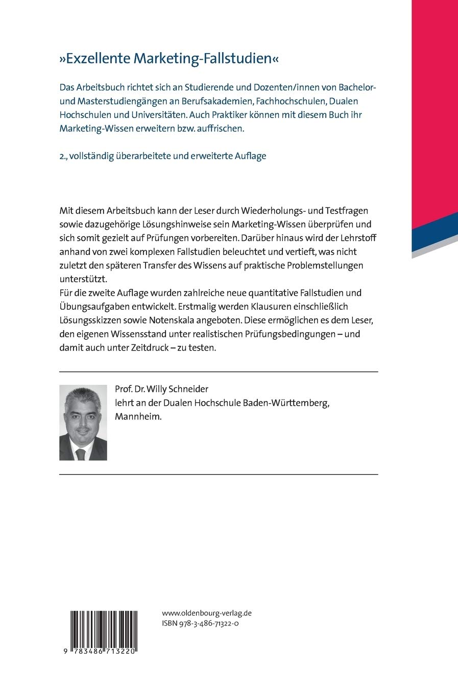 Arbeitsbuch Marketing-Management und Käuferverhalten: mit Übungsaufgaben, Fallstudien, Musterklausuren und Lösungen