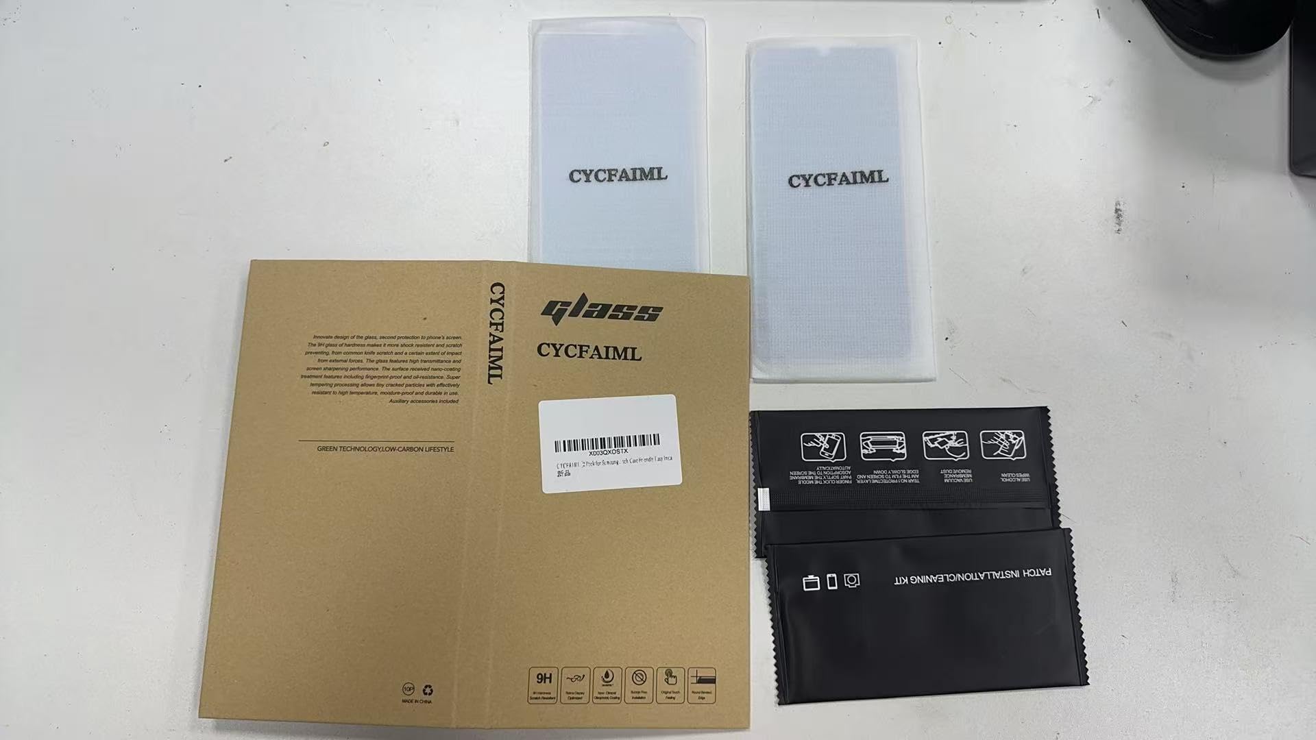 Folia ochronna na wyświetlacz Samsung Galaxy A14 6,8", bez pęcherzyków powietrza, odporna na zarysowania i łatwa instalacja, 2 sztuki w zestawie