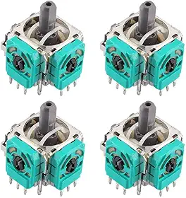 Zerone Módulo de substituição do sensor analógico do eixo do joystick 3D, peças de joystick analógico de substituição para reparo de um controlador de console de jogo (4)
