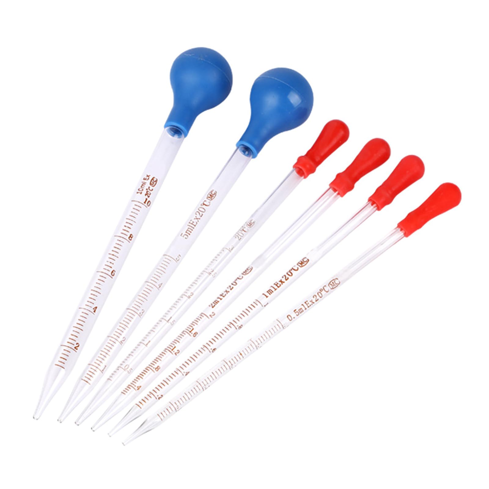 5 Glas-Pipetten Mit Gummisauger – 0,5–10 Ml, Gr Produktbild-Vorschau 5