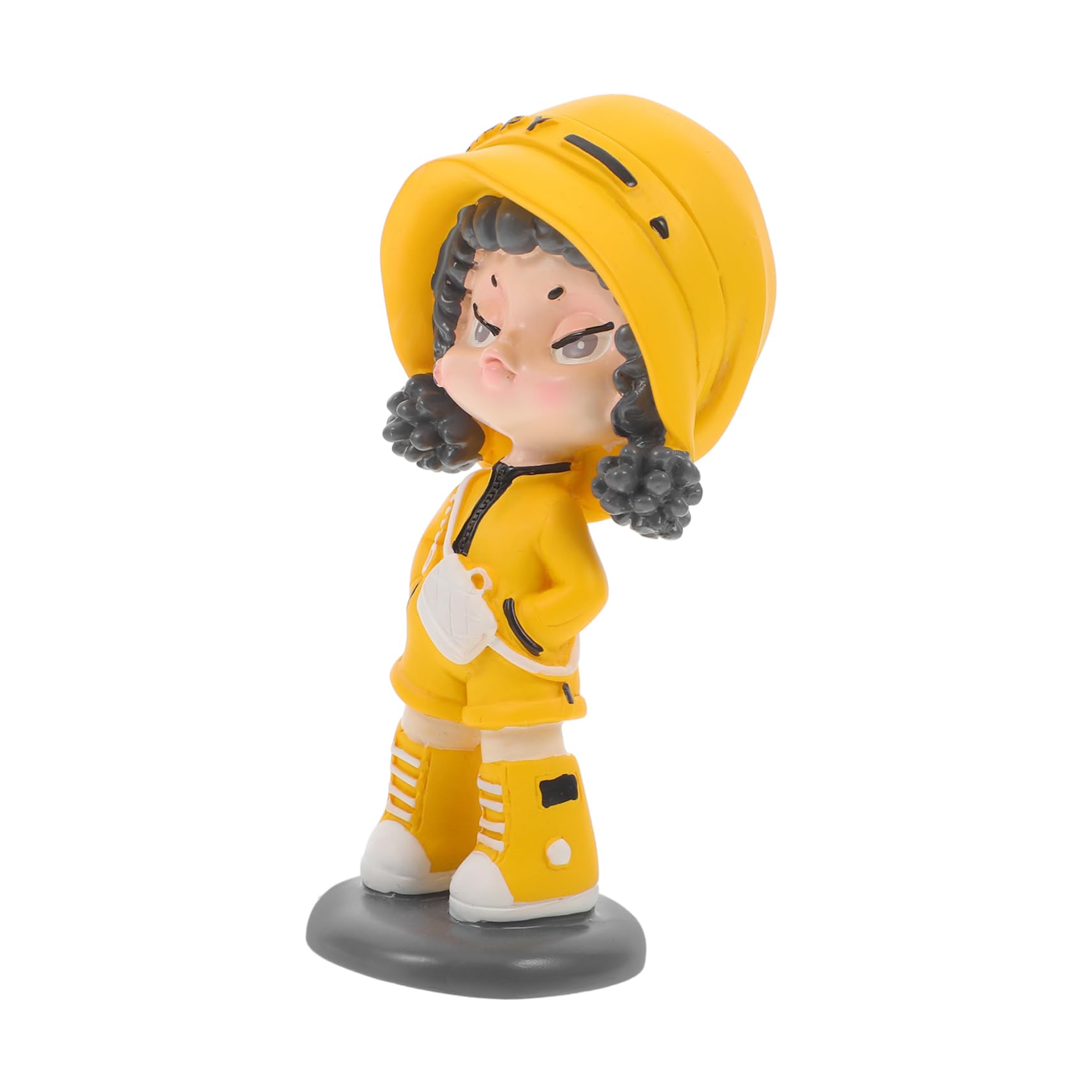 3stücke Cartoon Mädchen Statue Auto Dekoration Süßes Wackelkopf Ornament Für Armaturenbrett Niedliche Auto Innenraum Deko Für Freunde Aus Robustem Resin Und Gefertigt