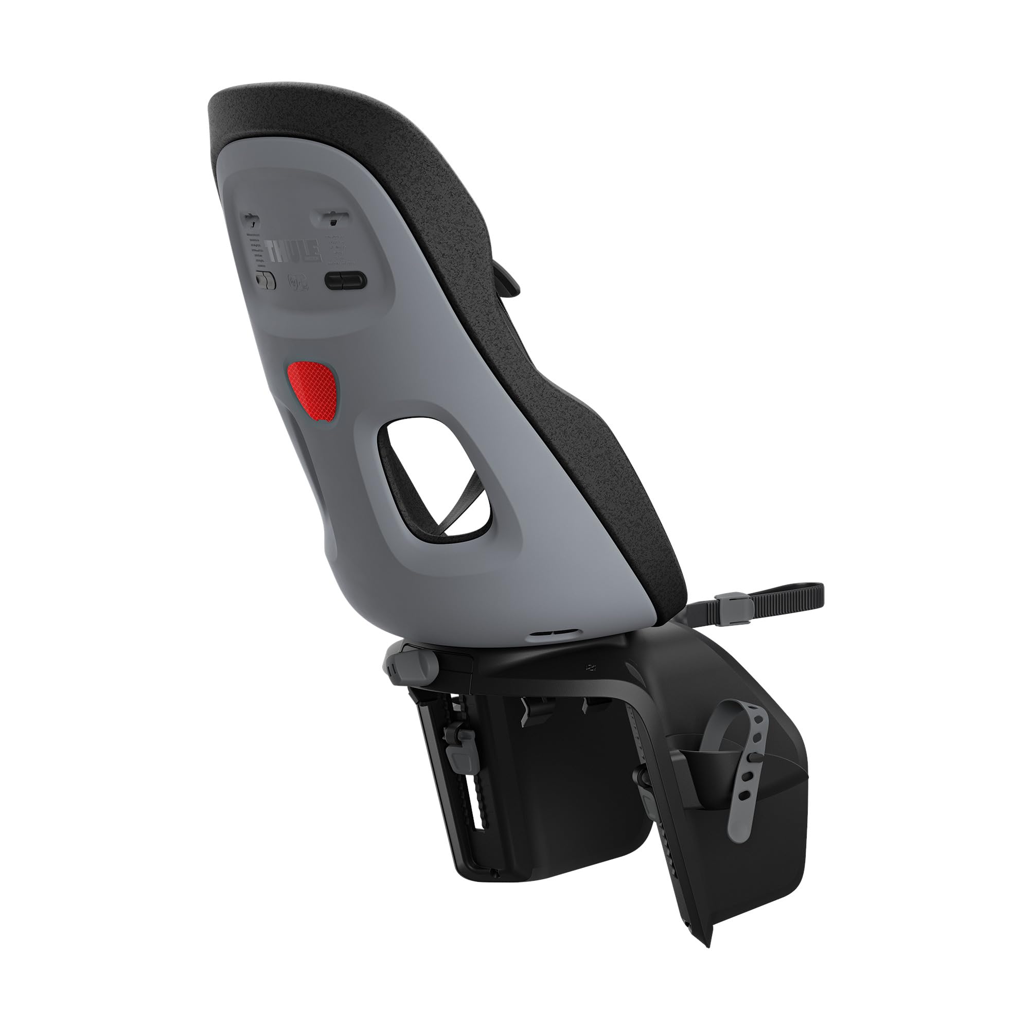 Thule Yepp Nexxt 2 Maxi Rack Mount Seggiolino Da Bici Con Fissaggio Al Portapacchi Monument gray, One-Size