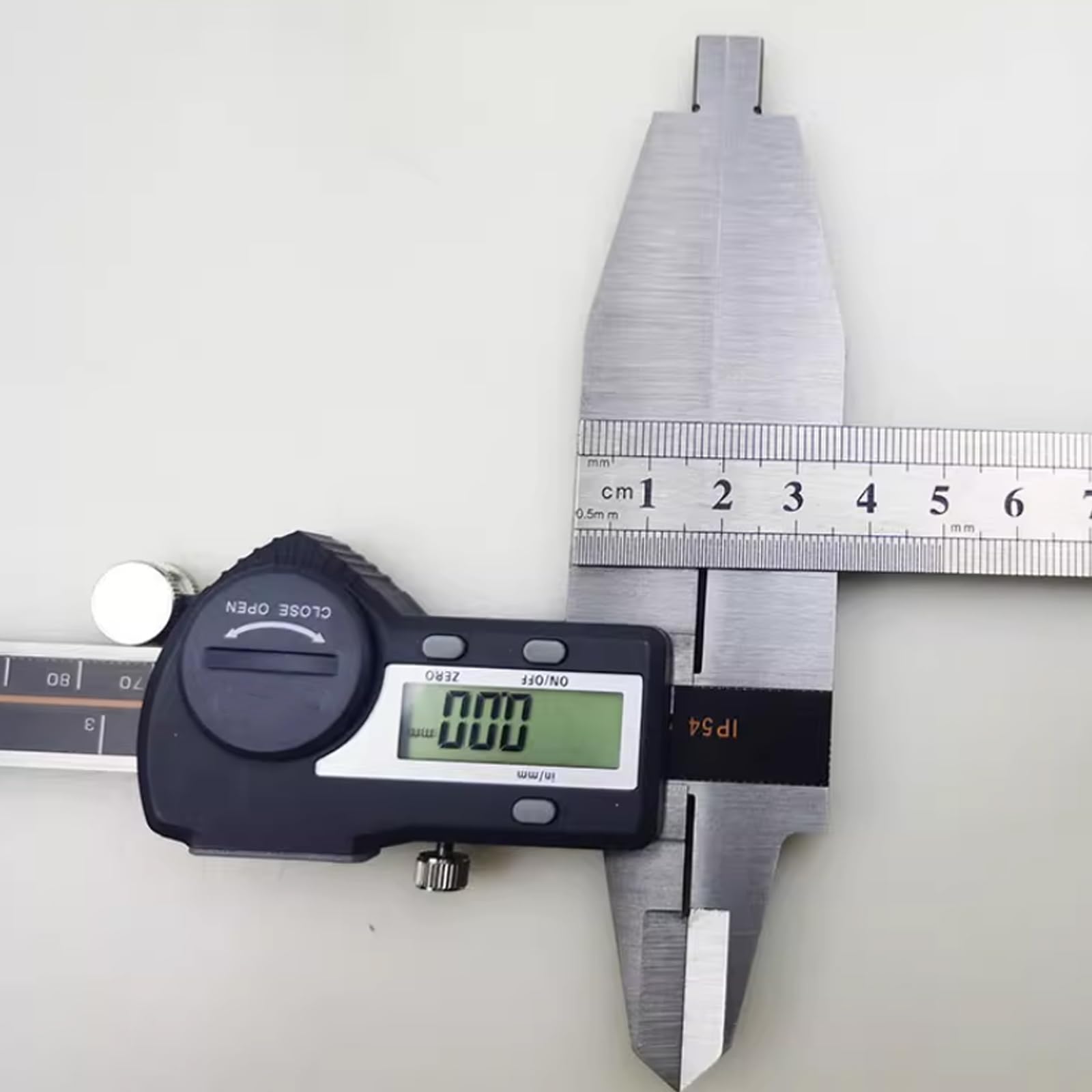 Digital Messschieber 300 mm mit Schnabellänge 90 mm, Schieblehre Messwerkzeuge IP54 Spritzwasserdicht Staubdicht Schutzdesign