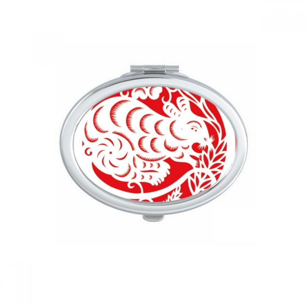 Miroir compact de poche ovale pour ne plus rater vos retouches