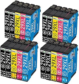 KINGJET 29XL Ink Cartridges for Epson 29 29XL Ink Multipack for Expression Home XP-342 XP-245 XP-235 XP-442 XP-255 XP-452 XP-352 XP-247 XP-332 XP-345 XP-432 XP-445 XP-355 XP-335 XP-435 (20 Pack)