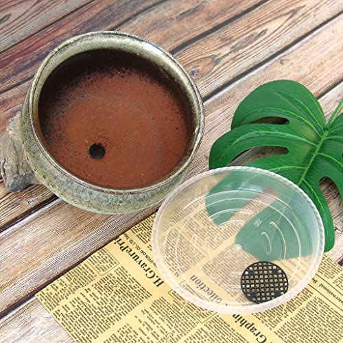 Summer Impressions 7 Inch Glazed Terracotta Plant Pot Round Ceramic Succulent Planter Pot With Drainage And Saucer Cactus Clay Pot Bonsai Pot #TOP2