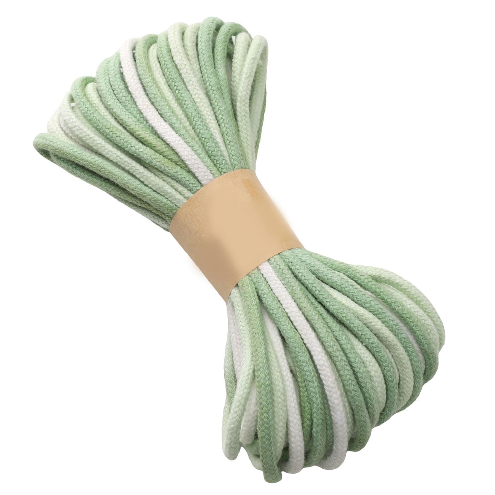 Tsophreniq Thread for Knitting and Weaving Permanent Green Fabric Substance for and Architects Field Glasses Cotton Knotting Rope