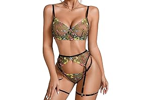 Stunning Floral Embroidery Lingerie Set for Unforgettable Moments