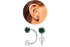 May Birthstone Earrings: Petite Shimmers for Emerald Lovers