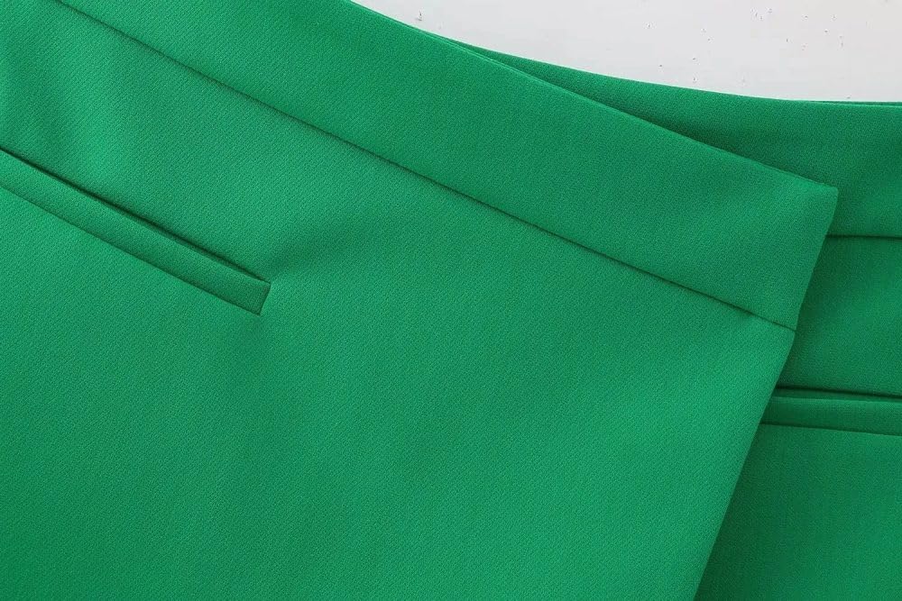 Falda Corta De Mujer - Moda De Verano Casual Mujer Traje Asimétrico Faldas Delanteras Femeninas Pantalones Cortos De Cintura Alta Faldas De Oficina para Mujer