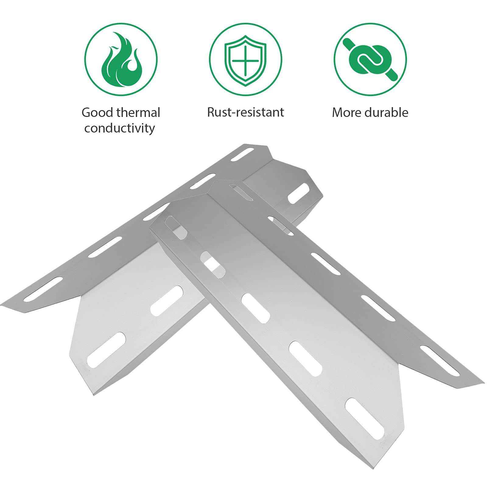 Buy WELL GRILL 44 CM Stainless Steel BBQ Flame Tamers, Heat Sheild Tent