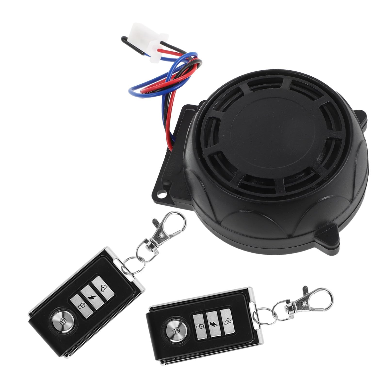 GALPADA Allarme Antifurto Design a Disco con Telecomando Metallico Integrato Custodia Protettiva in Abs e Plastica, Avvio Remoto per Motociclette per Pendolari Urbani