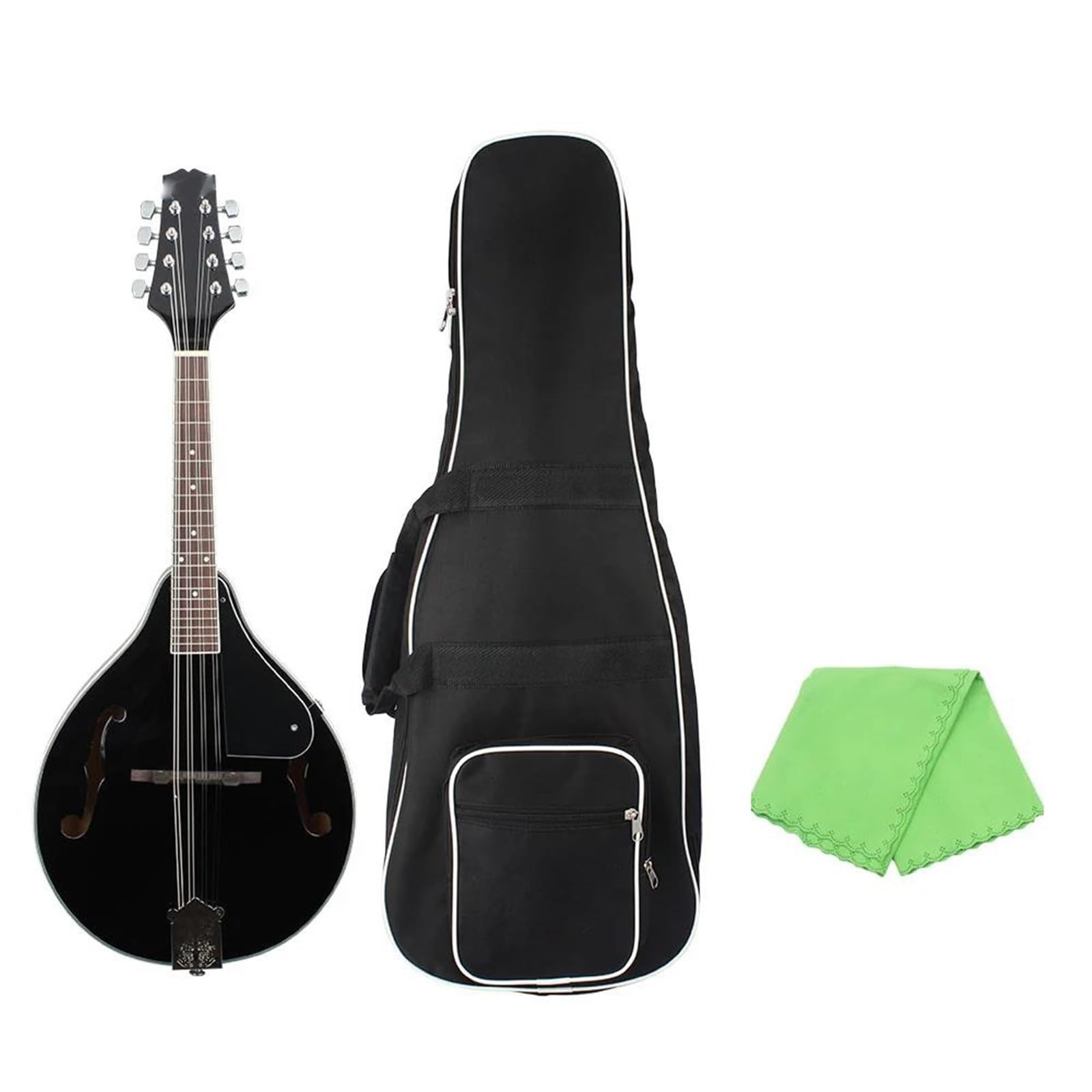 Mandolina 8strunowy Zestaw Mandolina Lipa Heban W Stylu Z Futerałem Struny Dla Początkujących Gitara Do Ćwiczeń