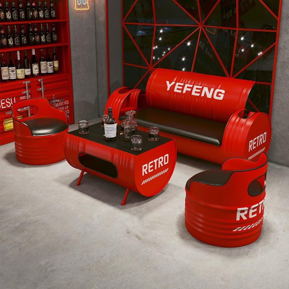 Amazon｜OLMMT ドラム缶リメイク レトロインダストリガレージスタイル  