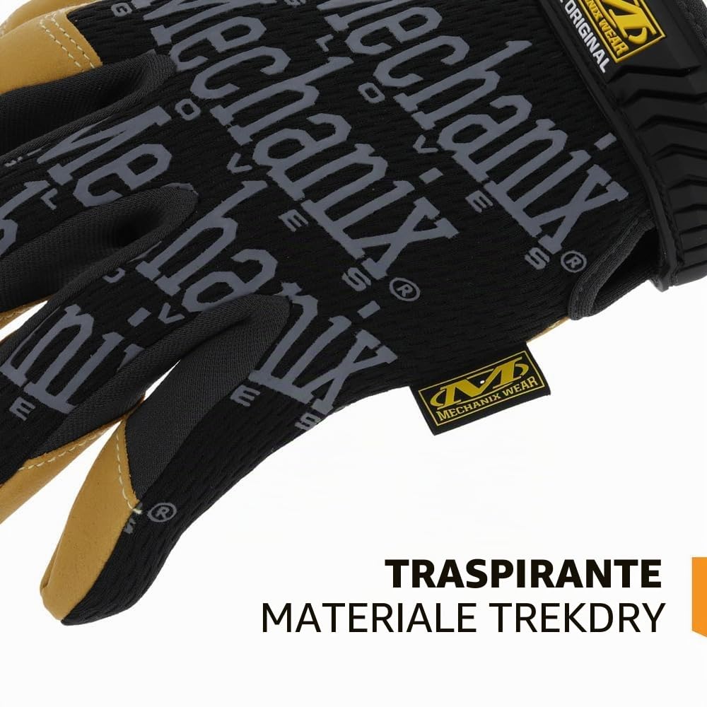 Mechanix Wear - Material4X Original Guanti, Nero, X-Large