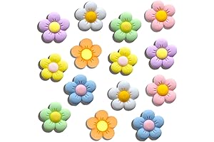 14Pcs Cute Flower Garden Shoe Charms Decoration for Boys and Girls