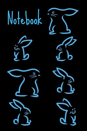 Notebook: Hare Rabbit Bunny Homework Book Notepad Notebook Composition and Journal Gratitude Diary Gift