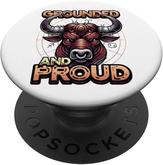 Zodiac Horoscope Taurus Zodiac Sign Taurus PopSockets Adhesive PopGrip