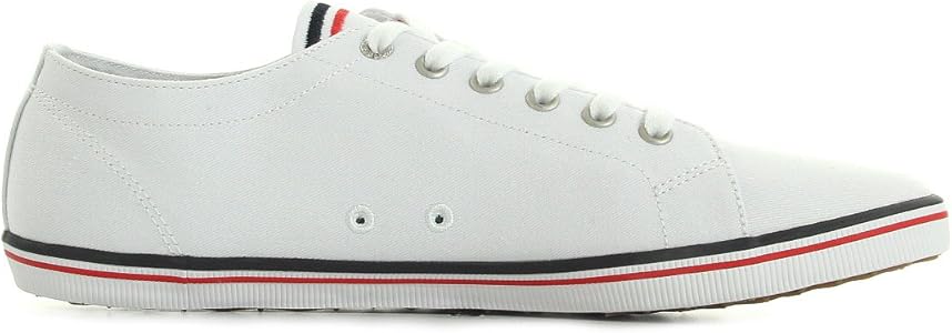Fred Perry Men s Kingston Twill Fashion Sneaker White/Navy/Bright