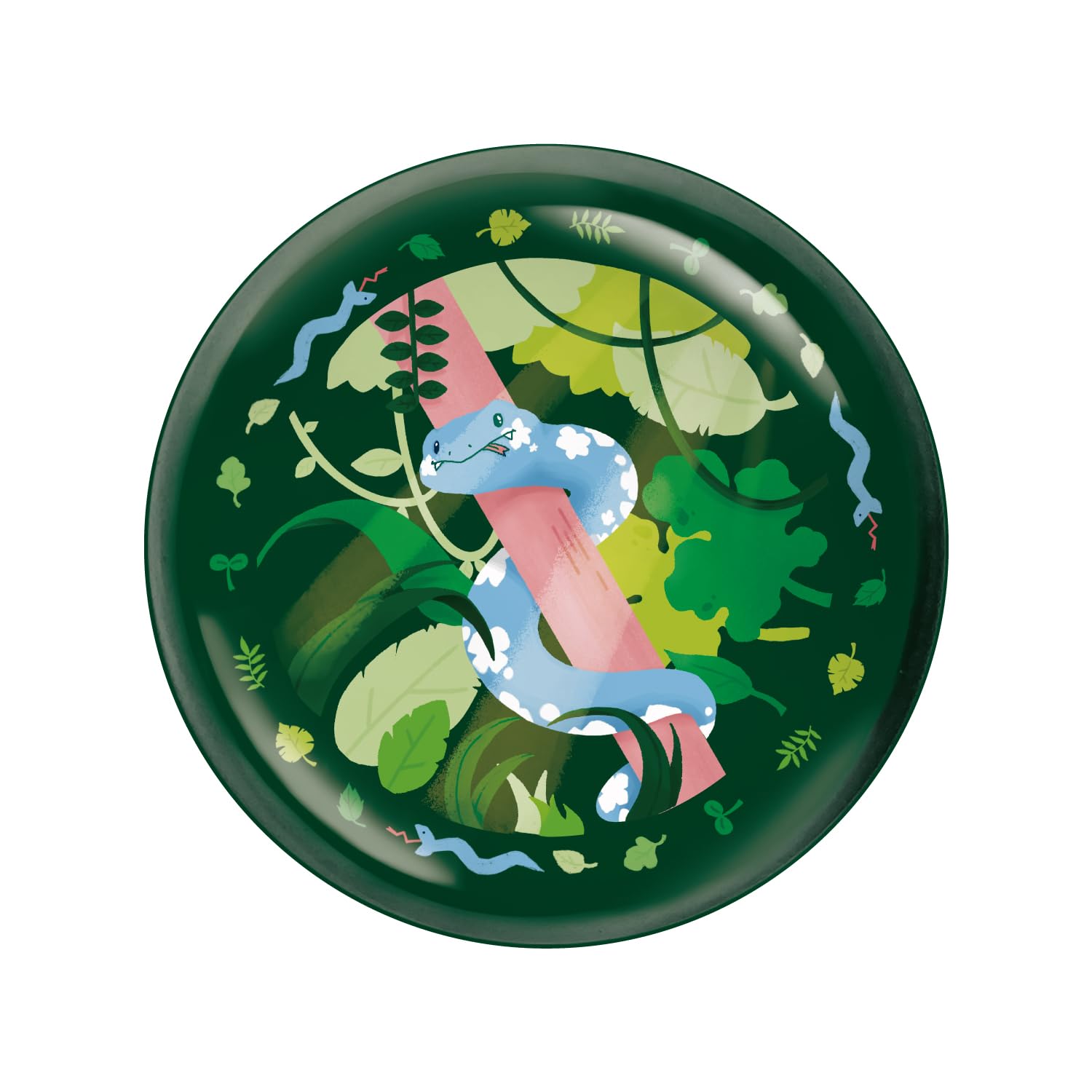 LWAY Paperweight 80mm Crystal Dome (Green Character)