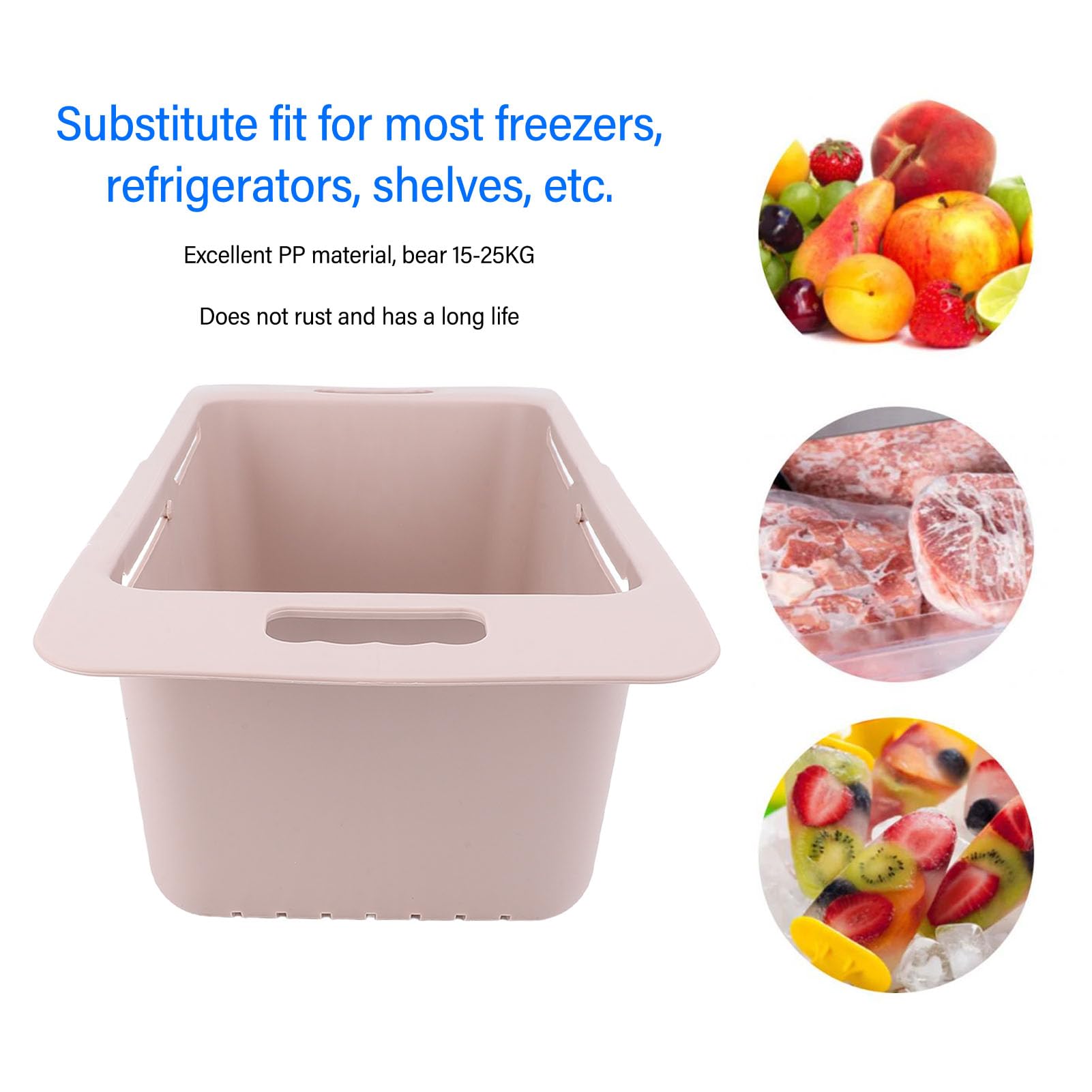 Cestini Organizer Per Congelatore - Set Da 5 Contenitori Pratici Per