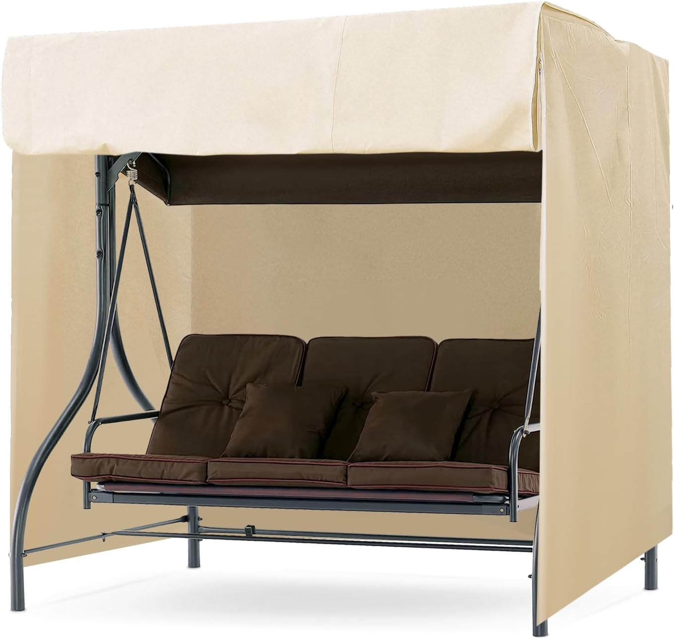 Outdoor Swing Cover Waterproof Durable Patio 3 Triple